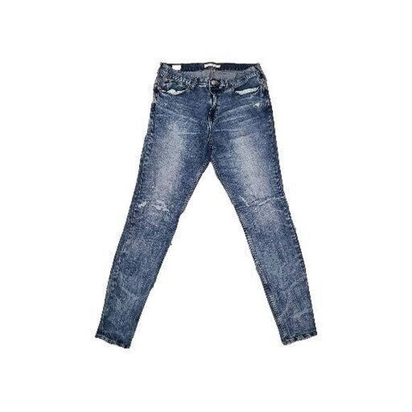 PacSun Other - PacSun Indigo Stacked Destroyed Skinny Jeans Men Size 34 x 32